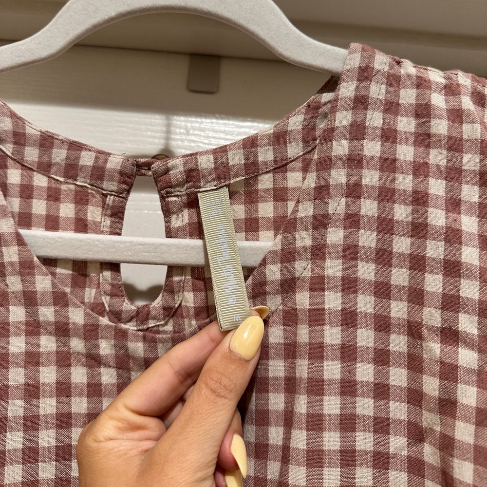 Mata Traders Lilah Gingham Striped Mixed Dress - Picture 10 of 12